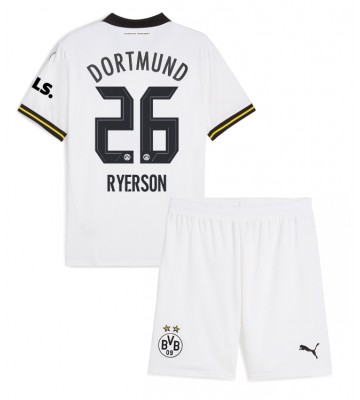 Borussia Dortmund Julian Ryerson #26 Tredje Kläder Barn 2024-25 Kortärmad (+ Korta byxor)